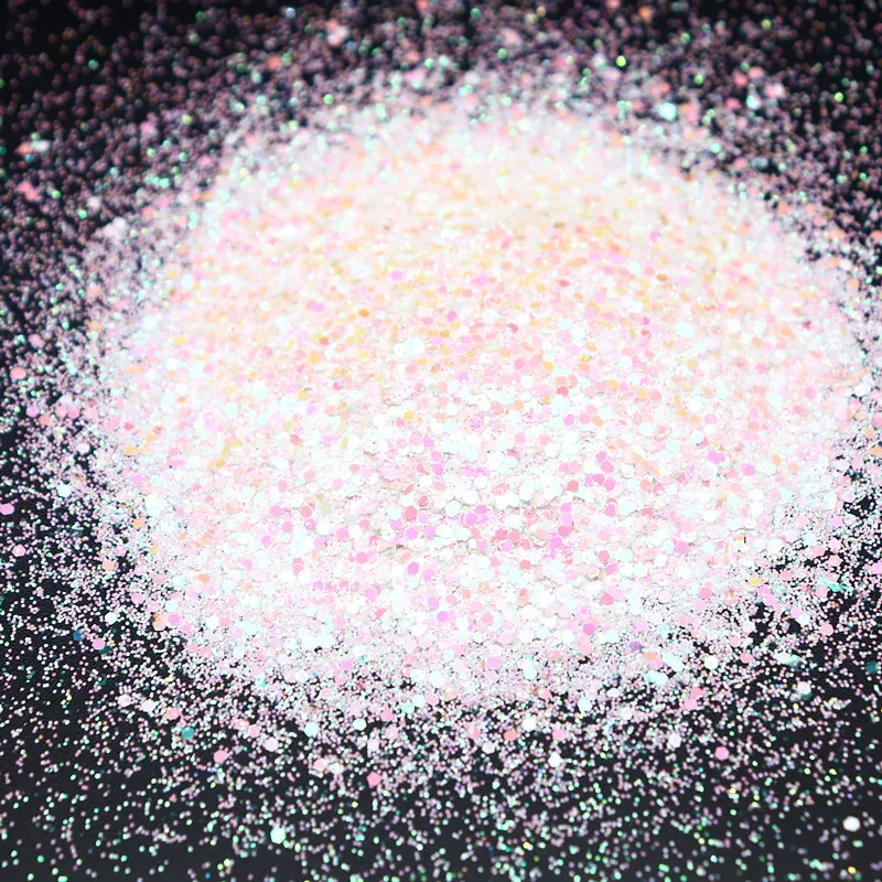 50g Christmas Sequins Mixed Craft Series Set Holographic Glitter Mermaid Nail Powder for Autumn Designer Nail Decoration