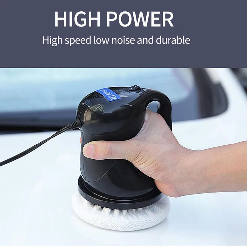 Electric Sander Portable Auto Vehicle Polisher Electric Tool Buffing Waxing Waxer Car Polishing Machine Waxed Buffer Cleaner