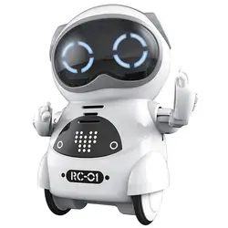 Mini Robot inteligente de juguete para niños, puede hablar, diálogo interactivo, reconocimiento de voz, grabación, canto y baile, cuentacuentos