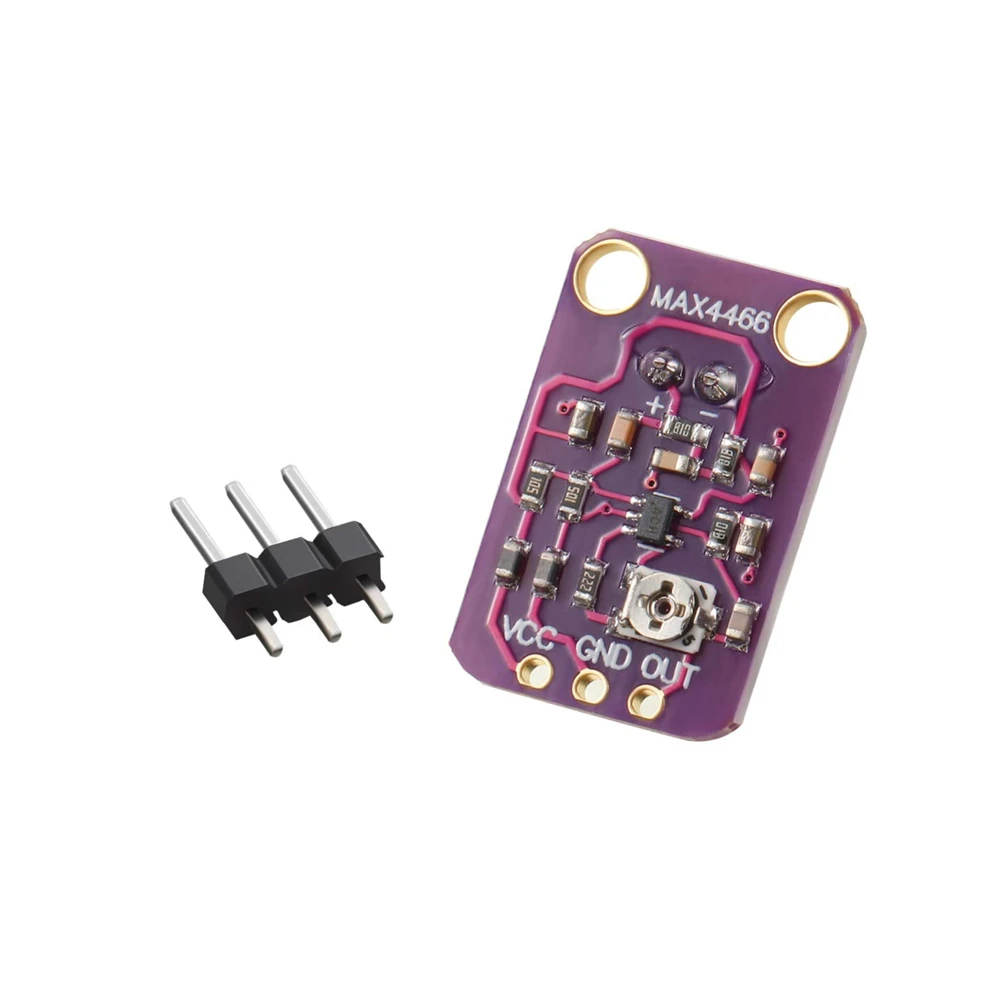 GY-MAX4466 Moduł wzmacniacza mikrofonu elektretowego MAX4466 Regulowane wzmocnienie dla Arduino