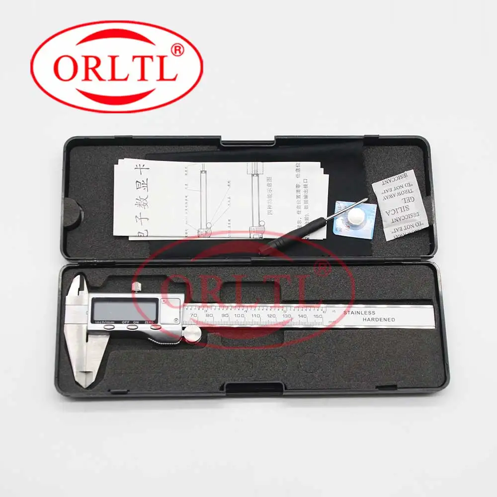 ORLTL 0-150mm Measuring Tools Electronic Digital Caliper Stainless Steel Digital Vernier Caliper