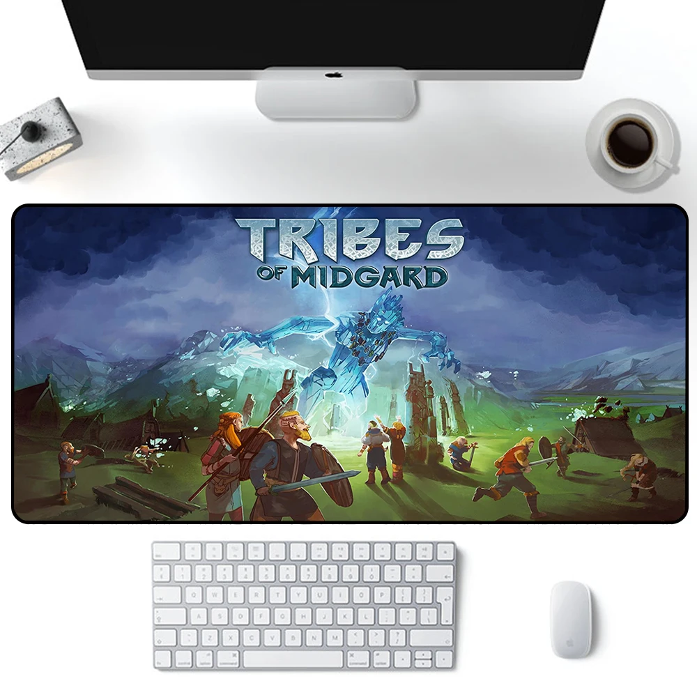 Tribes of Midgard Mouse Pad Large Gaming Mousepad PC Gamer XXL Computer Office Mouse Mat Keyboard Mat Desk Pad Laptop Mausepad