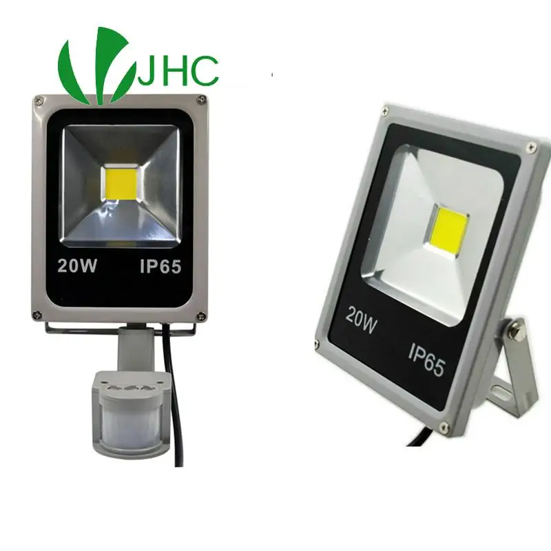 

50W LED Flood Lights With Sensor 10W 20W 30W 220V Motion Sensor Floodlights Pir Induction Reflector LED Outdoor Lighting Gargen