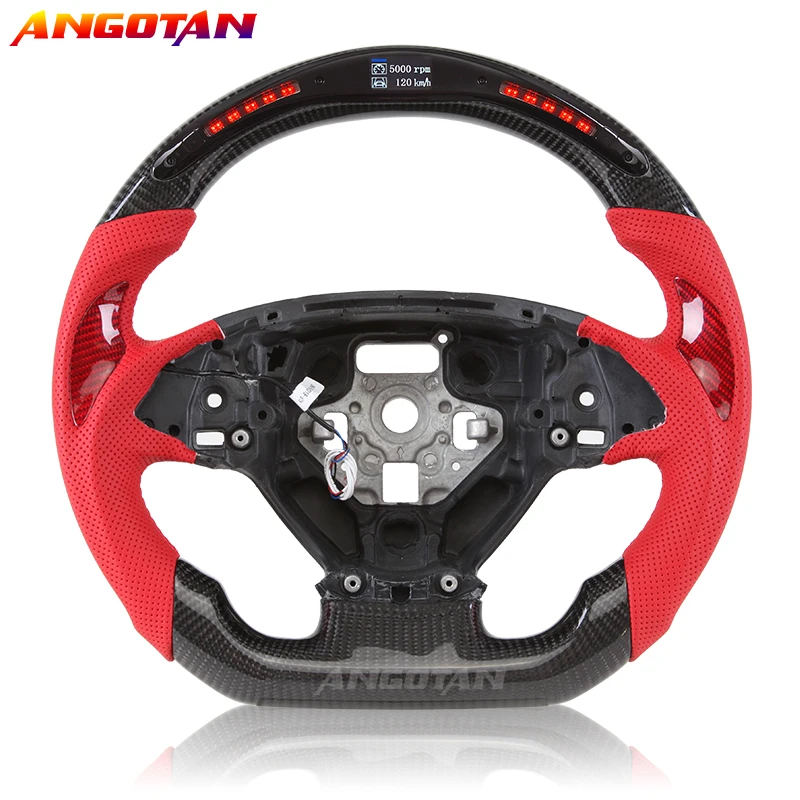 Racing Sports Steering Wheel Carbon Fiber Steering Wheel For Chevrolet Camaro 2011 2012 2013 2014 2015 2016 2017