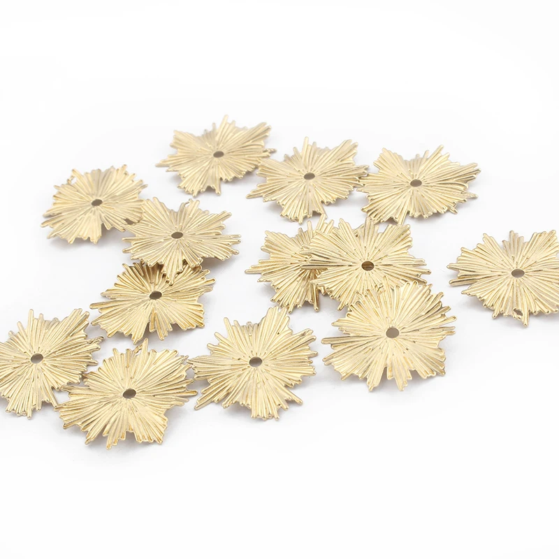 20pcs New Raw Brass Leaf Charms Leaves Earring Hanging Charms Handmade Earrings Jewelry Findings Aceessories