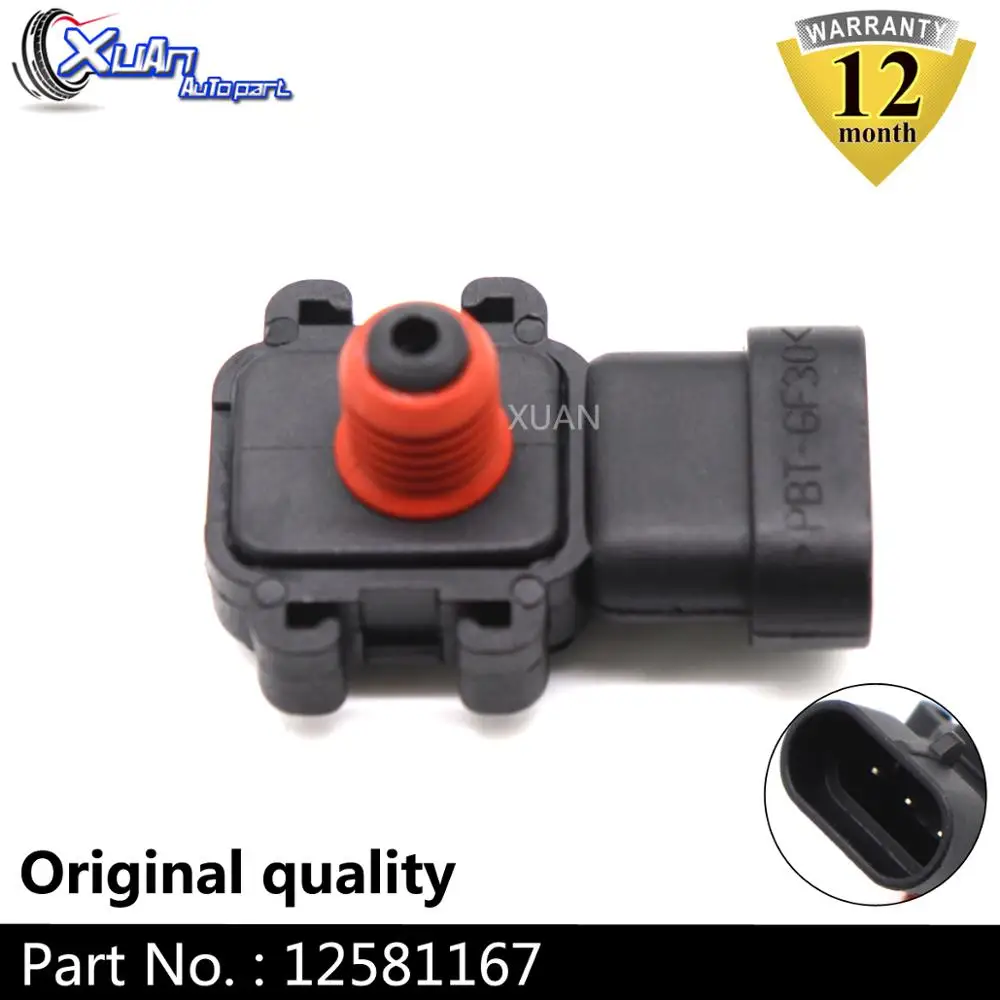 XUAN 1 Bar Manifold Air Pressure MAP Sensor 12581167 For Buick Skylark Century Rendezvous Chevrolet Impala Beretta Cavalier