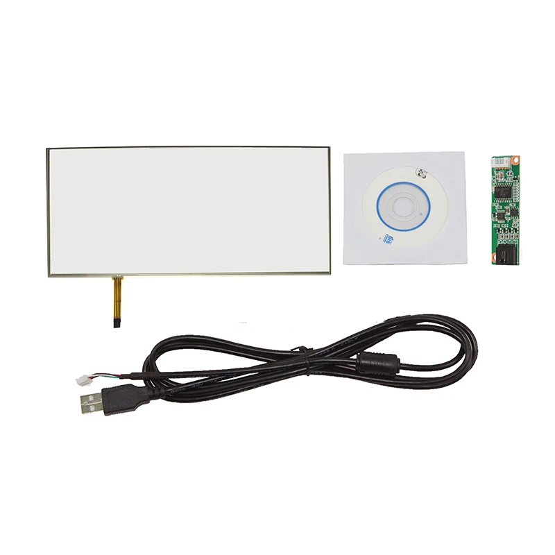 painel resistive touch screen com kit controlador usb filme para filme fios 20 462 mm x 271 mm 01