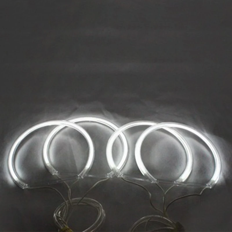 CCFL Angel Eyes Kit Warm White Halo Ring 131mm*4 For BMW E36 E38 E39 E46 (With Original Projector)