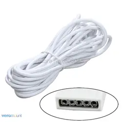 30cm 50cm 1m 2m 3m 5m Female to Female 4Pin 5Pin 6Pin Extension Cable Connector Wire Black White for RGB RGBW RGBCCT LED Strip