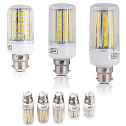 B22 Bayonet 5730 SMD 12W 15W 20W 25W 30W LED Corn Light Bulbs AC 220V Bright White Cool Warm Lamp Home Lampada Ampoule Bombillas