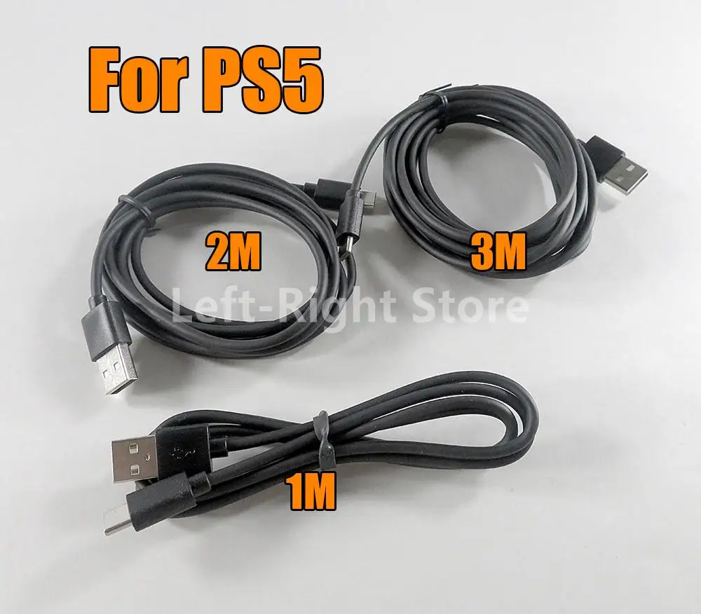 2PCS FOR Switch Pro Gamepad Charging Wire Type C USB Charger Cable Power Supply Cord for Sony PS5/Xbox series X S Controller