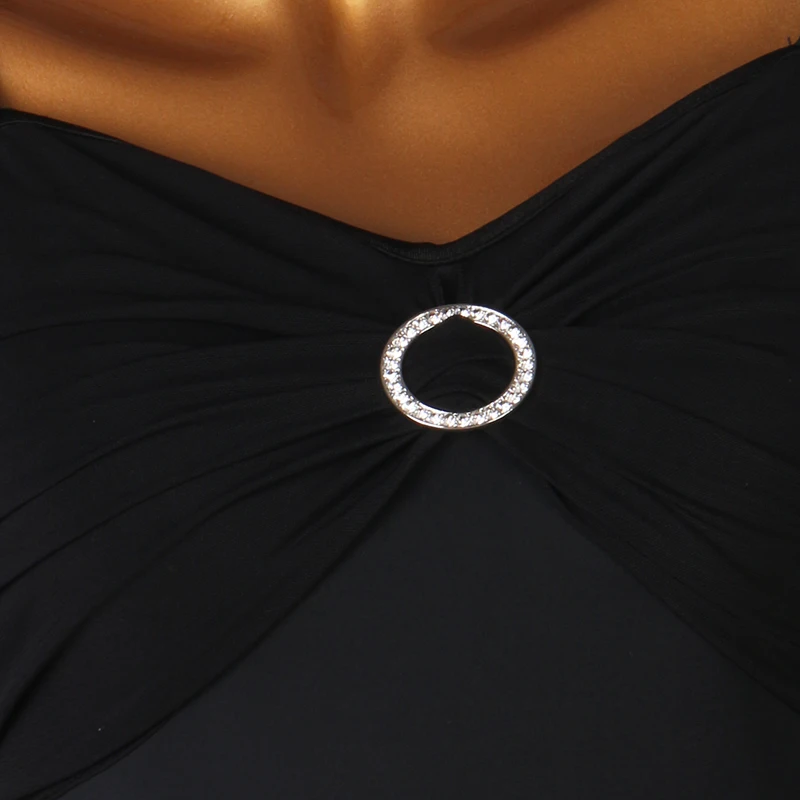 Standard Ballroom Dance Dress Adult Gradient Color Waltz Dance Skirt Long Sleeve Advanced Ballroom Competition Dancing Dresses