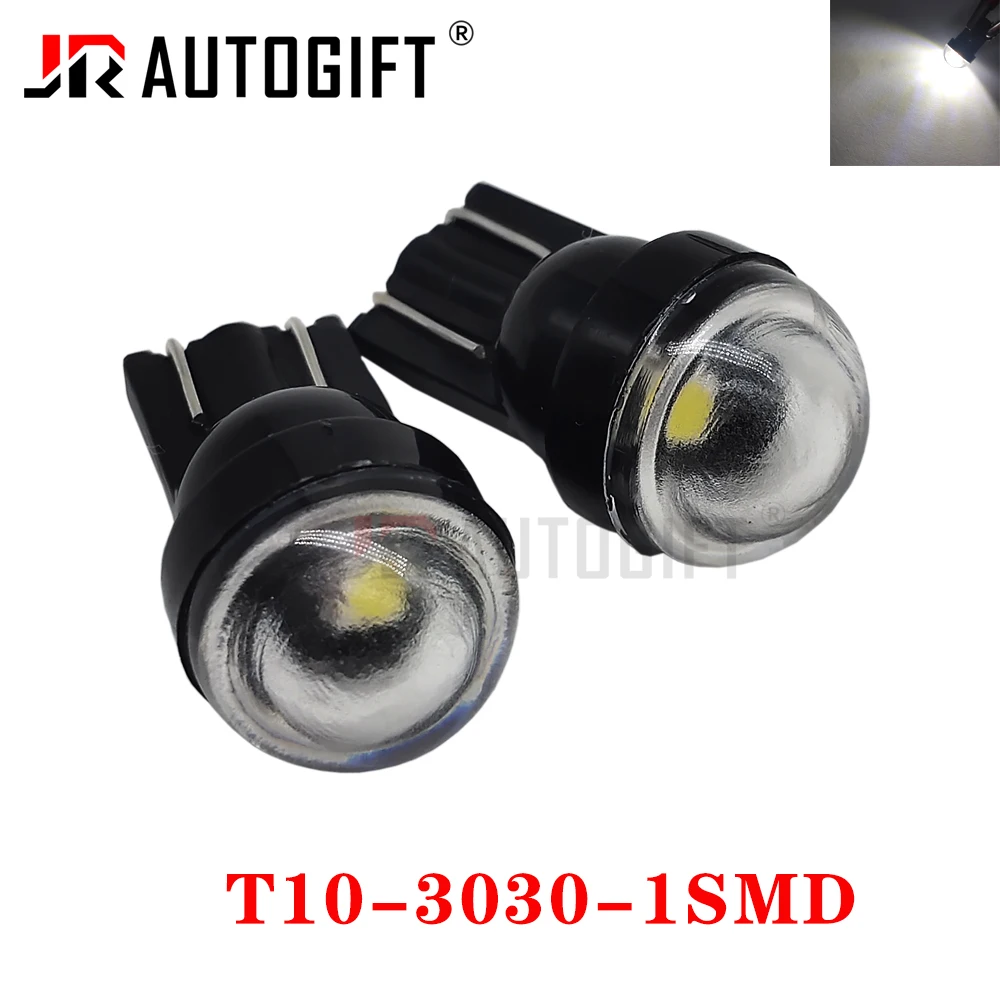 10PCS T10 W5W Led 3030 1SMD12V Wedge Bulb Auto Dome Reading Car Light Sidemarker Sidelight Parking Lights 194 168 Lamp Bulbs