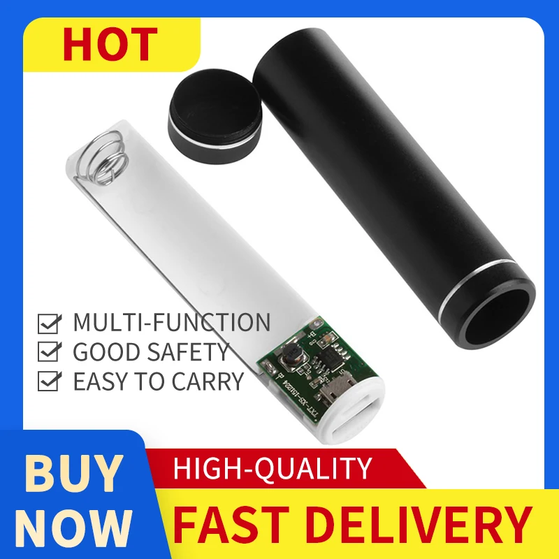 Multicolor Tragbare Power Bank Fall DIY 1x18650 Power Box Shell Batterie Halter Mit USB Lade Port