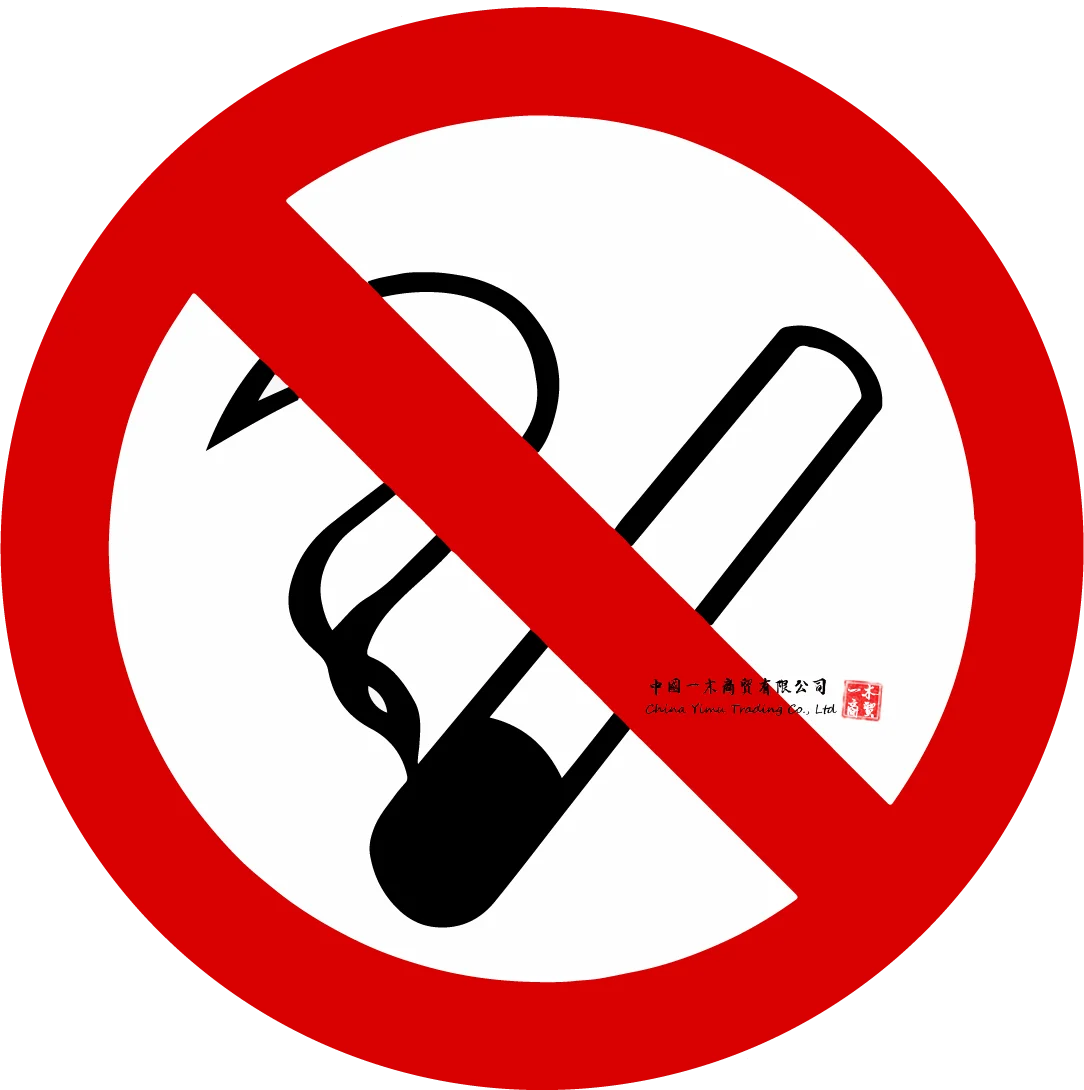 No Smoking Decal Circle Stickers Suitable for Car, Van, Lorry, Taxi, Uber,Warehouses, parcels, shopping malls, schools