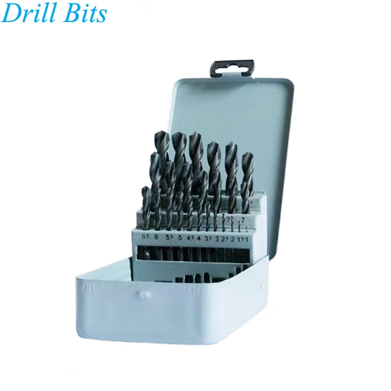 

25 pcs 1-13 mm twist drill bit machine tool /lathe parts drilling and milling machine parts accessories punching HRC65