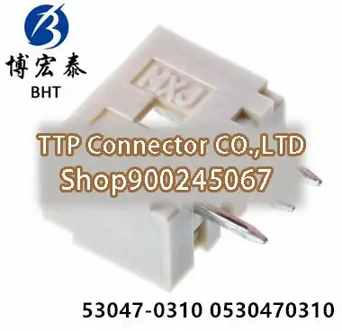 20 Stks/partij Connector 53047-0310 0530470310 Been Width1.25MM 3PIN 100% Nieuwe En Origianl