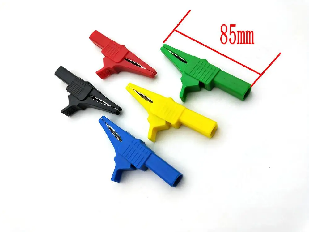 

50PCS NEW 32A 1000V Copper Alligator clip FOR 4mm BANANA PLUG test probe