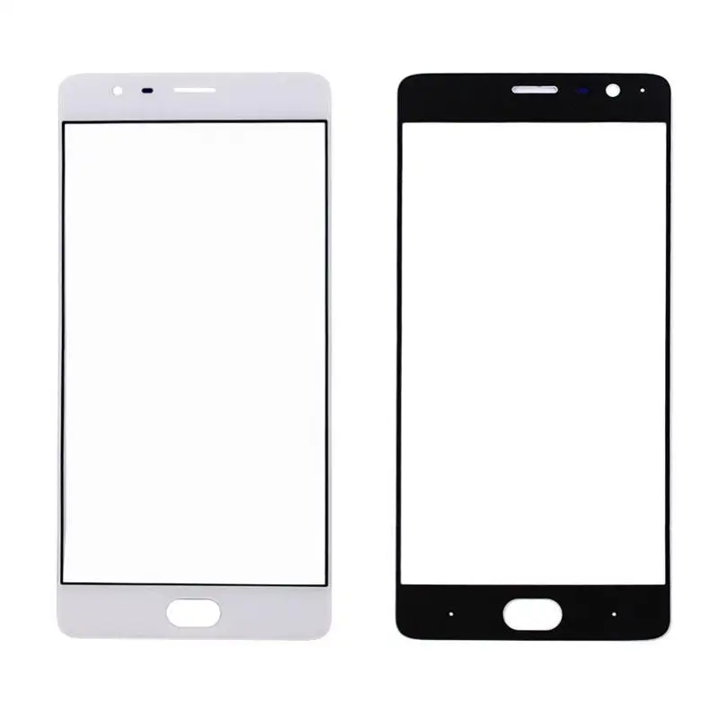 5pcs/lot Front Outer Glass Lens Touch Panel Cover Replacement For Oneplus 3 3T 5 5T 6 6T 7 7Pro 7T Front Screen Lens