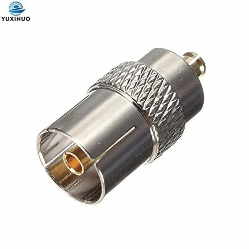 

High Quality 75ohm IEC DVB-T TV PAL Female Jack to MCX Male Plug Coaxial RF Adapter Connector Socket