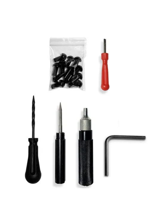 Car Motorcycle Tire Repair Plugger Tools Set Tire Wheel Repair Kit Mushroom Plug Probe Nozzle Dropshipping