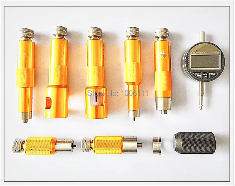 1 Stück für Bosch Denso CRIN Diesel Common-Rail-Injektor-Düse AHE Ankerhub- und Restluftspalt-Hubmess-Testwerkzeug-Set – Detail 3