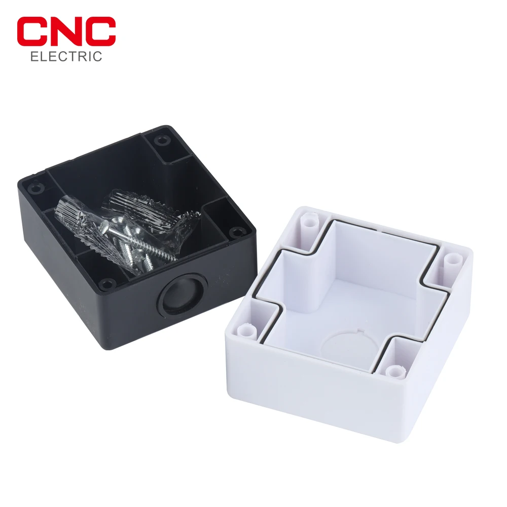 CNC 22mm Water Proof Push Button Switch Box One Hole Suit For Control Emergency Stop Rotary Interrupto Protection LAY5-BOX1