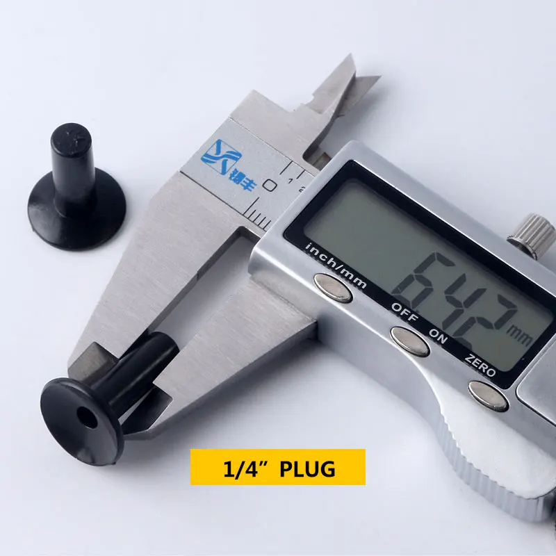 1/4" TUBE Hard horn Plug Bolt black blocking Quick Pipe  Rainforest spray Misting Nozzles System Coupling Adapters Water Filter