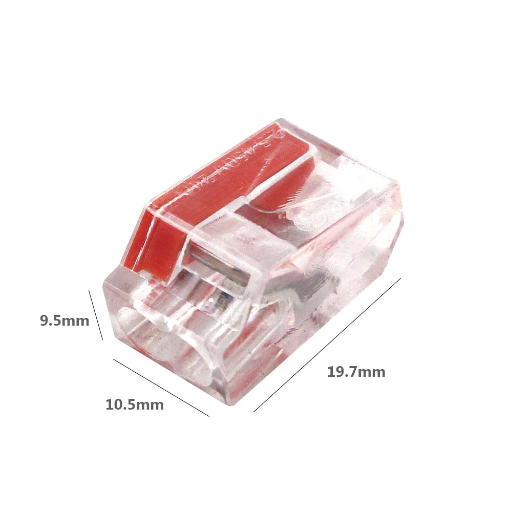 Universal Compact Fiação Condutor, Push-in Terminal Bloco, LED Conector, Fio Conector, Mini Conectores Rápidos, 252, 253, 254, 255