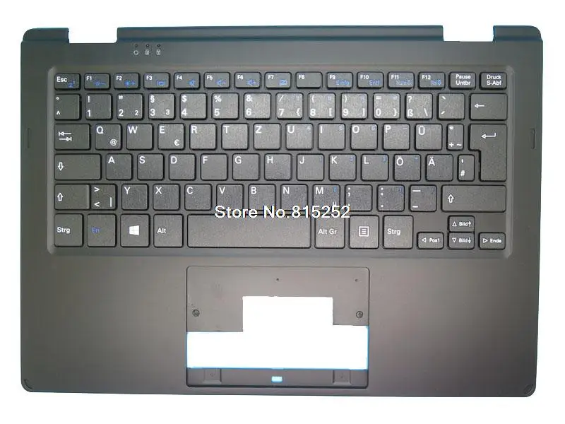 

Laptop PalmRest&keyboard For WinBook TW110 11.6 Black C Shell With German GR keyboard With Big Enter