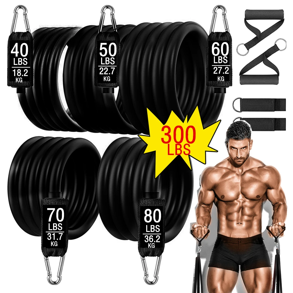 

300LBS фитнес Booty Resistance эластичная лента для тренировок для дома упражнения для занятий спортом тренажерный зал гантели оборудование для дома тренажерный зал вес