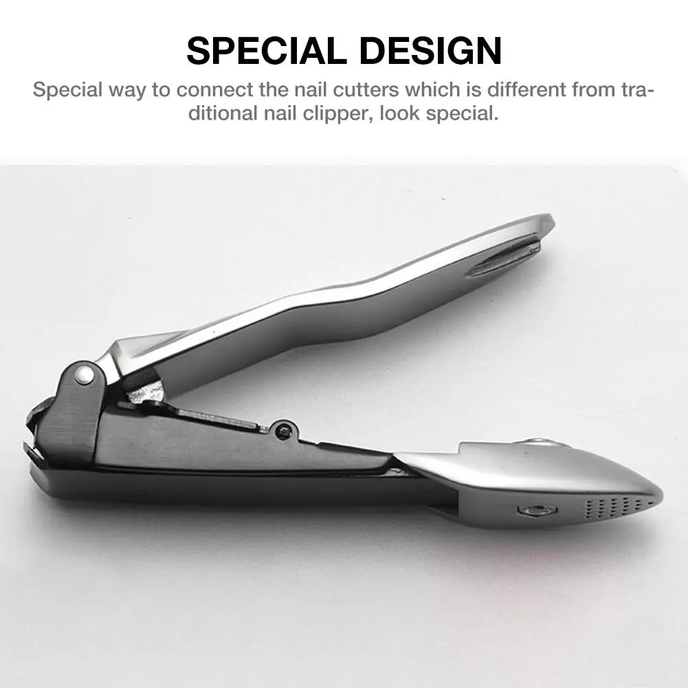 Nail Clippers Fingernail and Toenail Clipper Stainless Steel Cutter Tools No Splash for Women Men