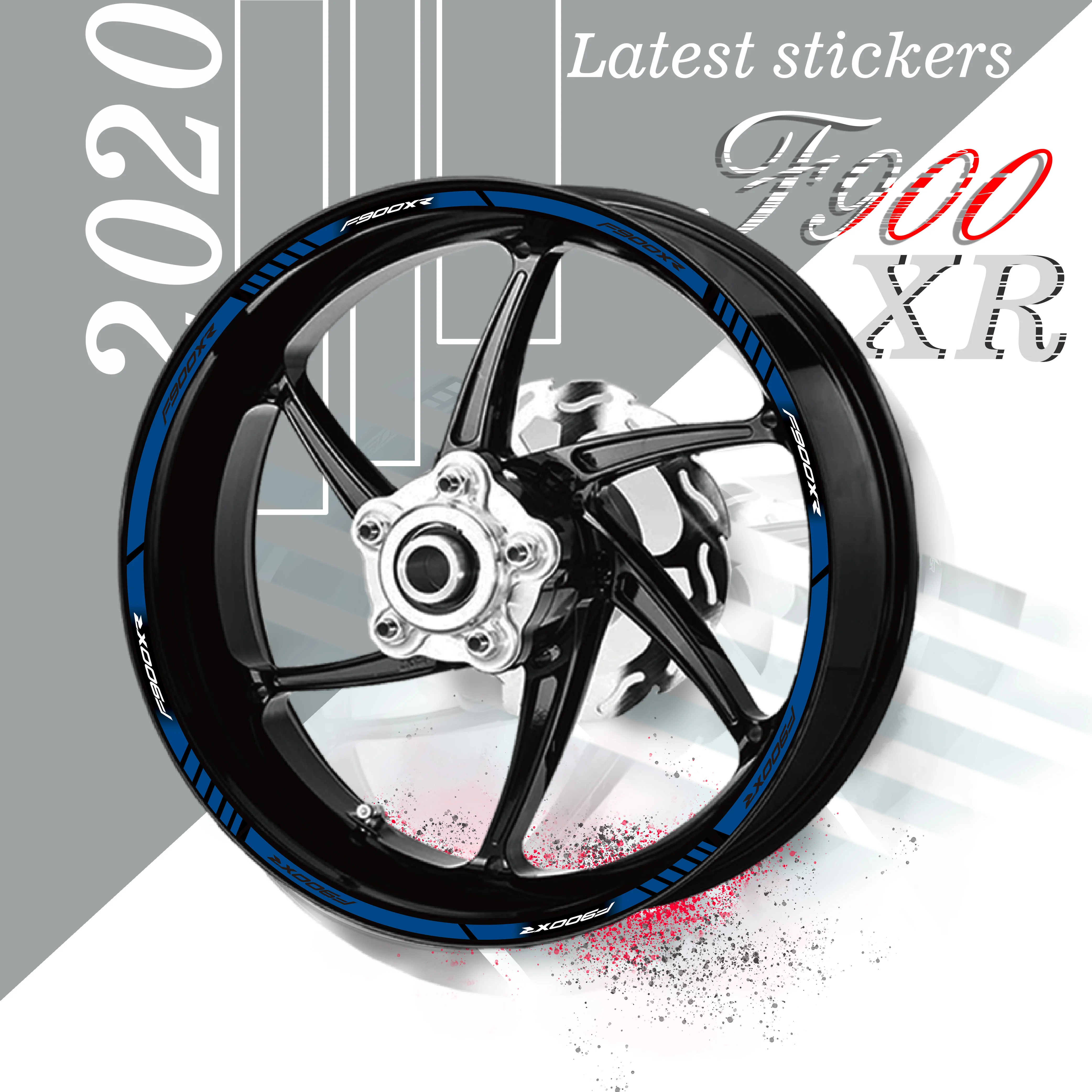 

New Motorcycle inner wheel Stickers rim reflective decoration decals car accessories For BMW f900xr f 900xr f900 xr