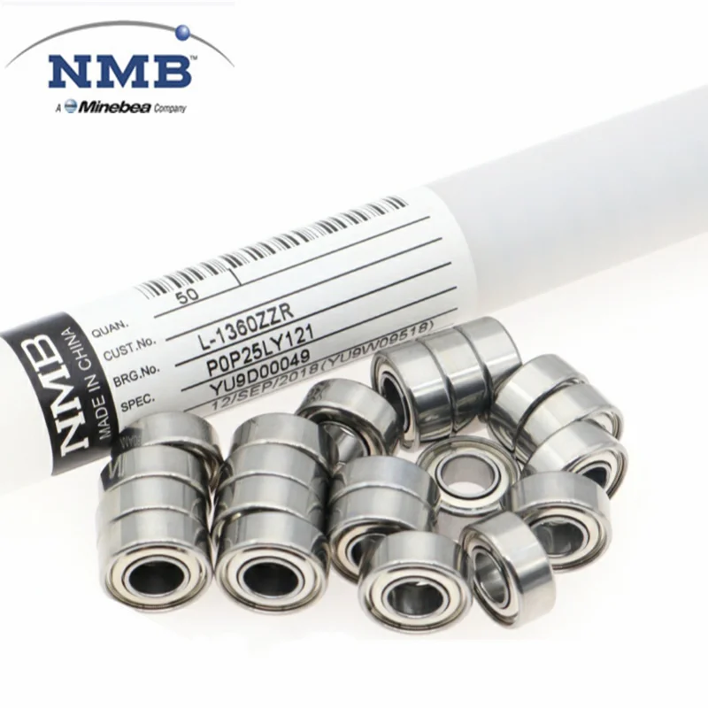 Imagem -05 - Nmb Original Rolamento de Alta Velocidade L740zz L-740z 4*7*2.5 4*7*2 mm Mr74zz Mr74z 674z Precisão em Miniatura Rolamentos de Esferas 20 Peças 100 Peças