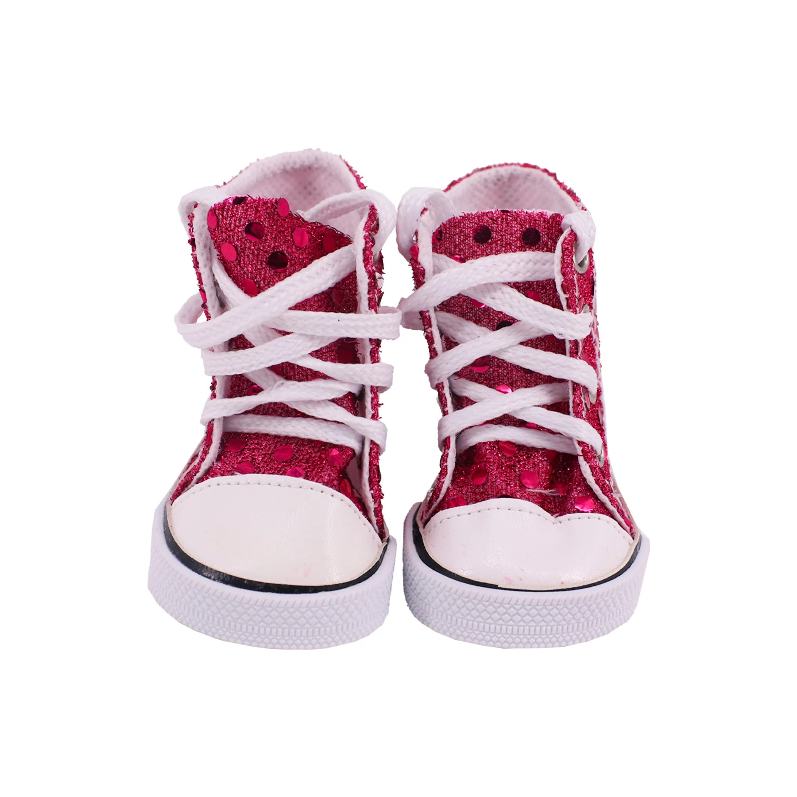 Scarpe da bambola stivali alti in tela colorata 18 pollici bambola americana ragazza nata vestiti per bambini accessori per 43 Cm fiori/stelle,