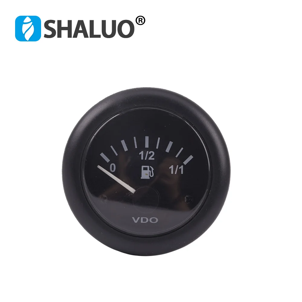 

12V 24V Diesel Generator VDO Fuel Level Gauge Meter 106.5 to 6.7 Ohms Genset Parts Accessories