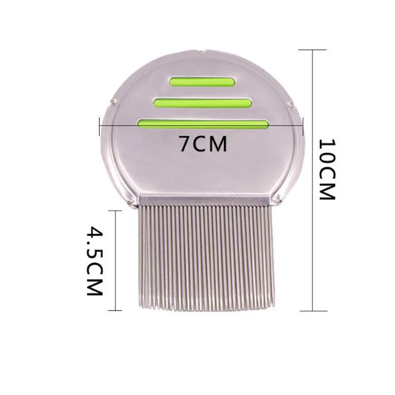 Stainless Steel Terminator Lice Comb Kids Hair Rid Headlice Super Density woman Teeth Remove Nits Comb