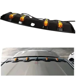 Roof Rack Led Bar Plate Cover Fit For Mitubishi Triton L200 2019 2020 2021 Dome Lights Auto Accessories