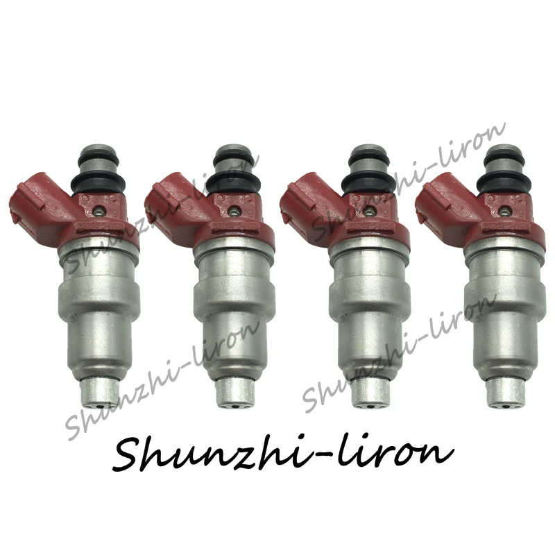 

4 шт. форсунки топливного инжектора для TOYOTA 4SFE OEM:23250-74130 23209-74130 2325074130 2320974130