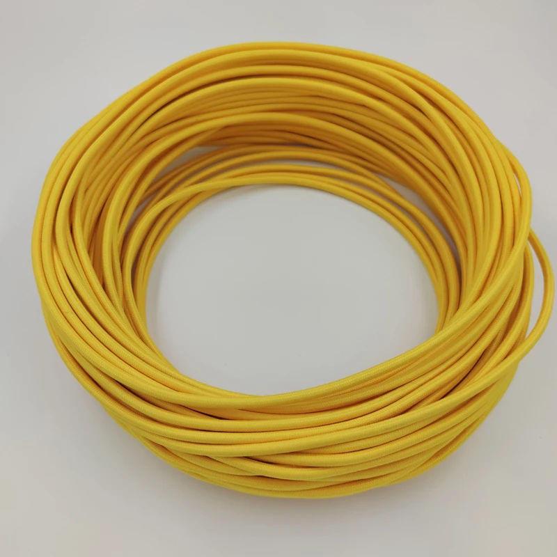 2*0.5mm Electrical Wire Copper Cor Vintage Textile Pendant Lamp Cord Retro Multiple Colour Retro Edison Lamp Base Overhead Cable