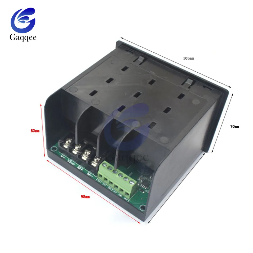 DC 10-55V 50A TD59 Display digitale LCD PWM DC regolatore di velocità del motore con telecomando 0 -100% regolabile