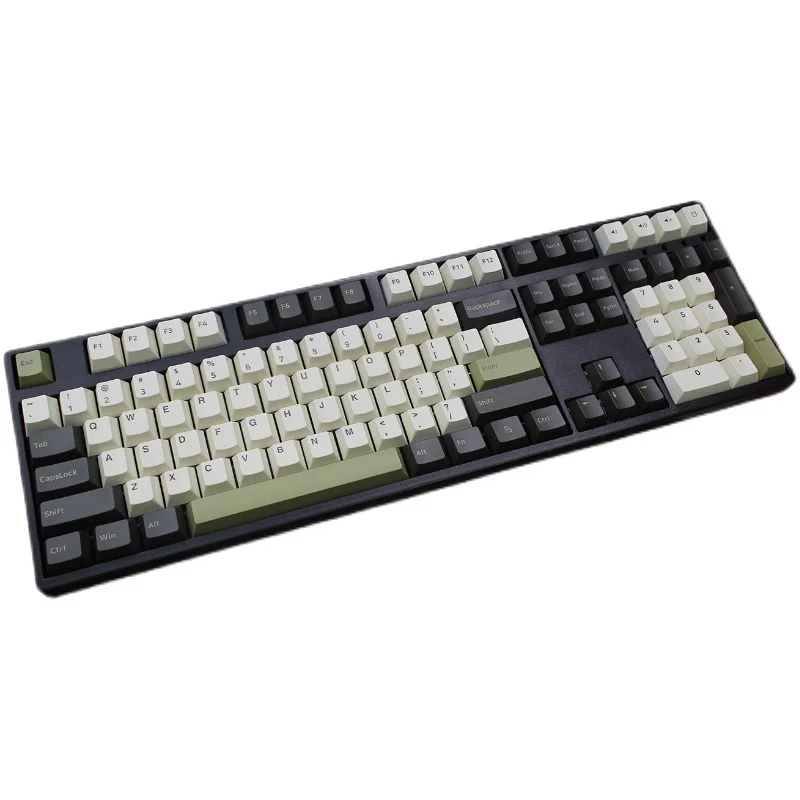 1 Set Olive Farbe Design PBT Doppel Schuss Key Caps Für MX Schalter Mechanische Tastatur Kirsche Profil Schlüssel Kappe