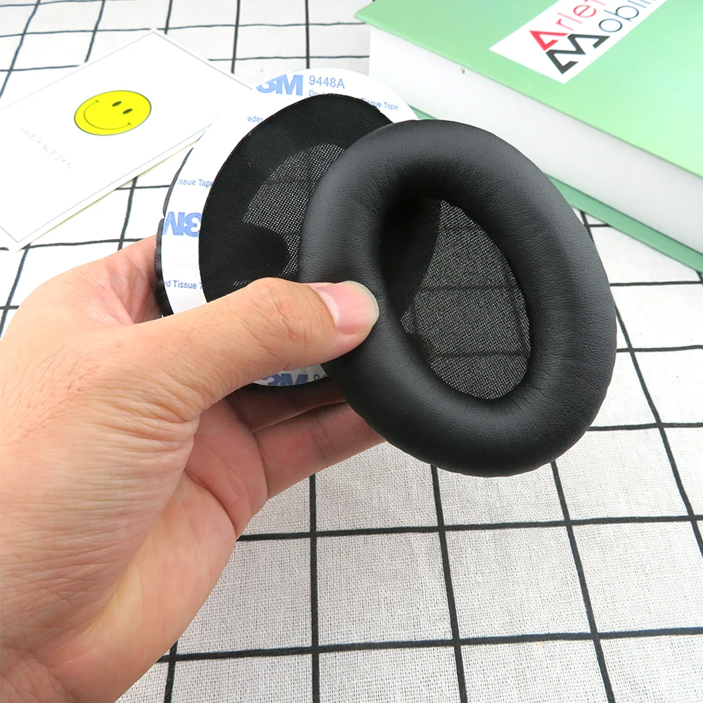 Cuscinetti auricolari per Ausdom ANC10 ANC-10 ANC 10 cuscinetti per cuffie auricolari di ricambio cuscinetti per auricolari in spugna di pelle PU