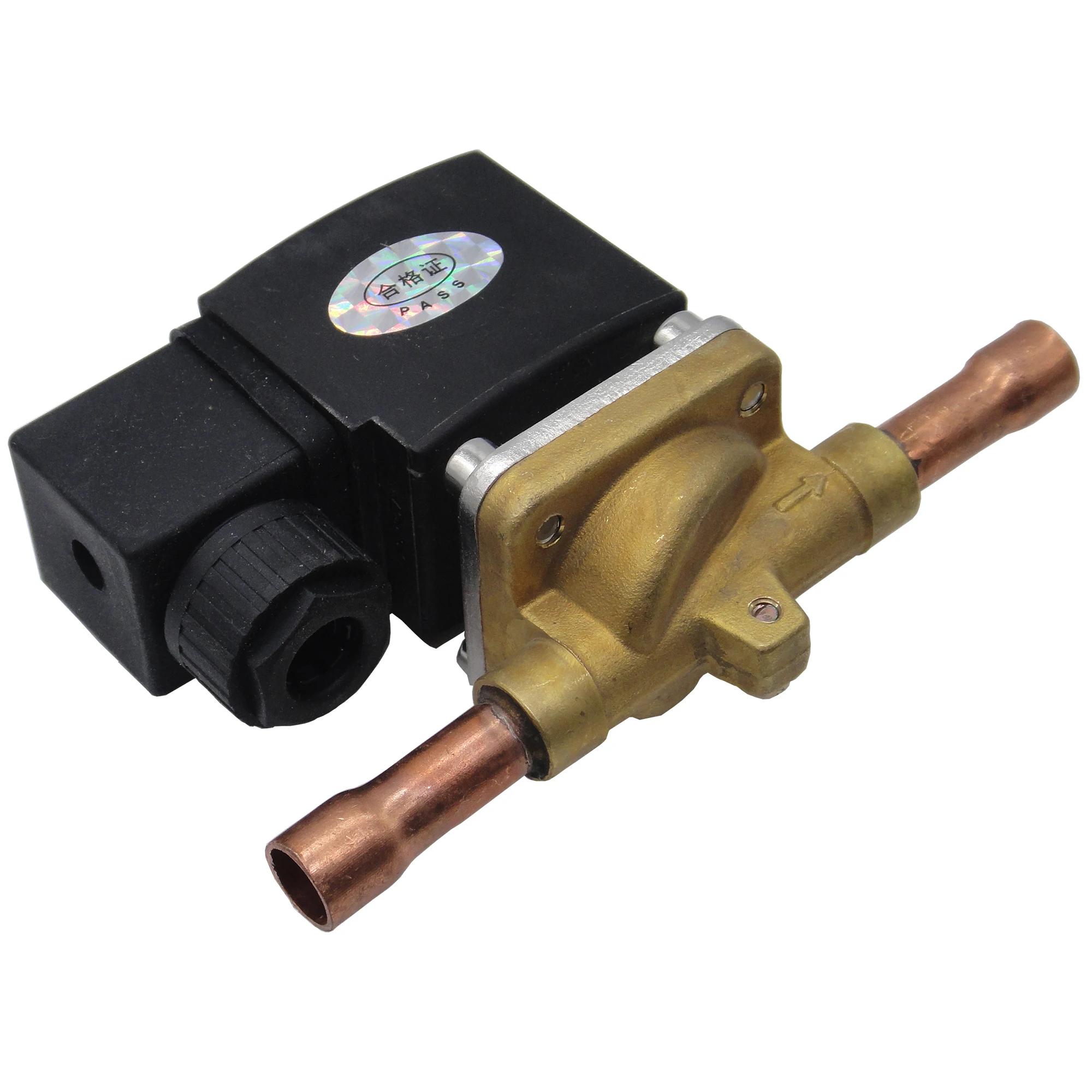 

Bi-flow 4.5m3/h KV NC solenoid valve optimizes pipeline design of commerce freezer equipments which need hot gas defrost