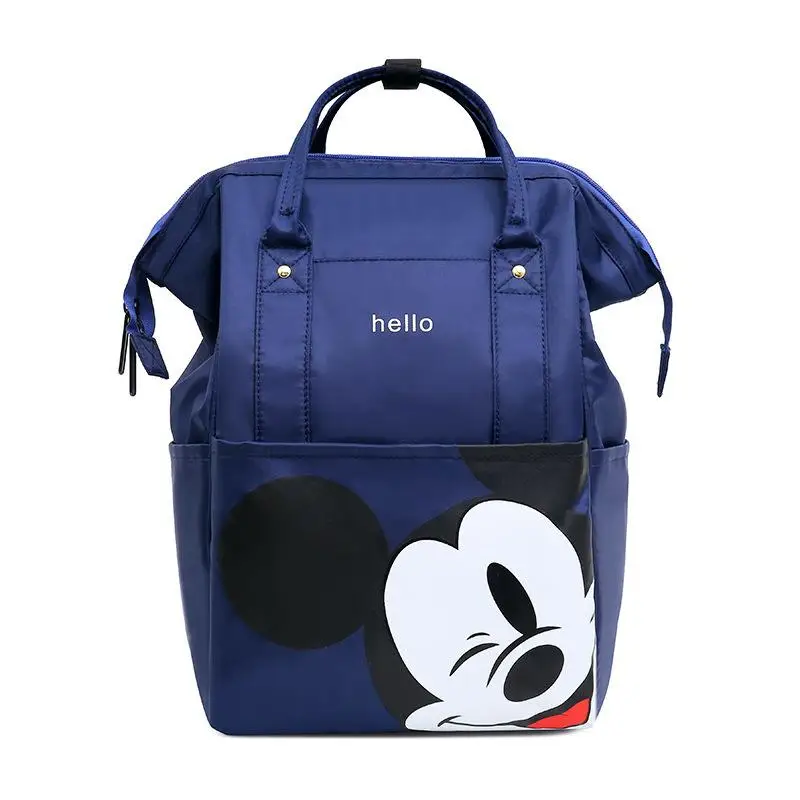 Disney Mickey Minnie torba na pieluchy wielofunkcyjna duża pojemność moda dla niemowląt mama towary mokry plecak Nappy akcesoria ciążowe