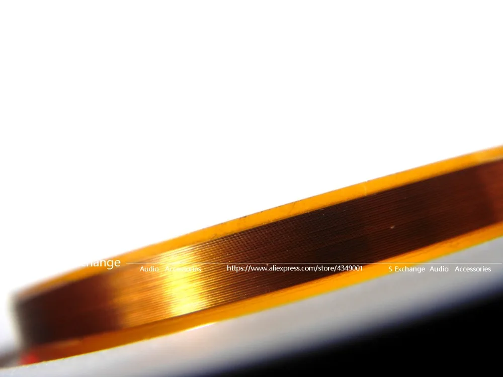 チタンフラットワイヤーダイアフラム,75mm, 74.46mm, 1ピース,de800交換用,8オーム,ボイスコイル