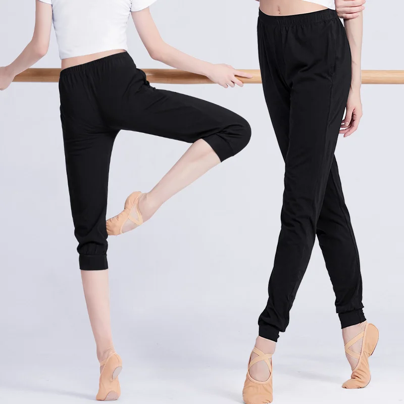 Ballet Pants Woman Yoga Leggings Fitness Yoga Pants Sport Pants Girls Jogging Dance Pants Elastic Black Fitness Pants Women