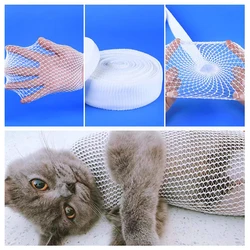 10m Professional Pet Mesh Elastic Bandage Postoperative Gown For Cat Dog Animal Special Veterinary Surgical Urine Bag Supplies