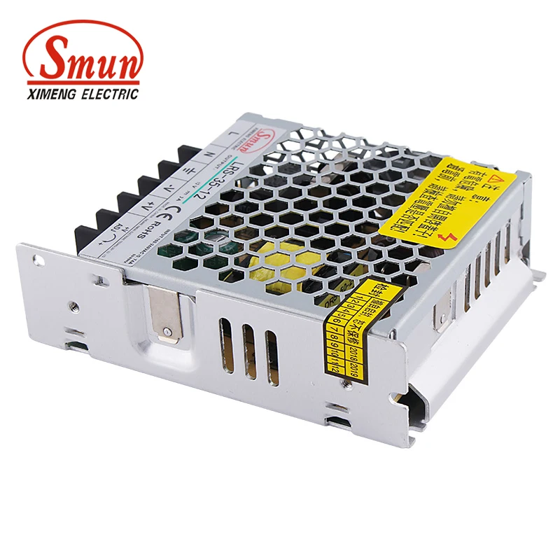 Smun LRS-35-12 35W 12VDC 3A Output Industrial AC-DC Switching Mode Power Supply SMPS