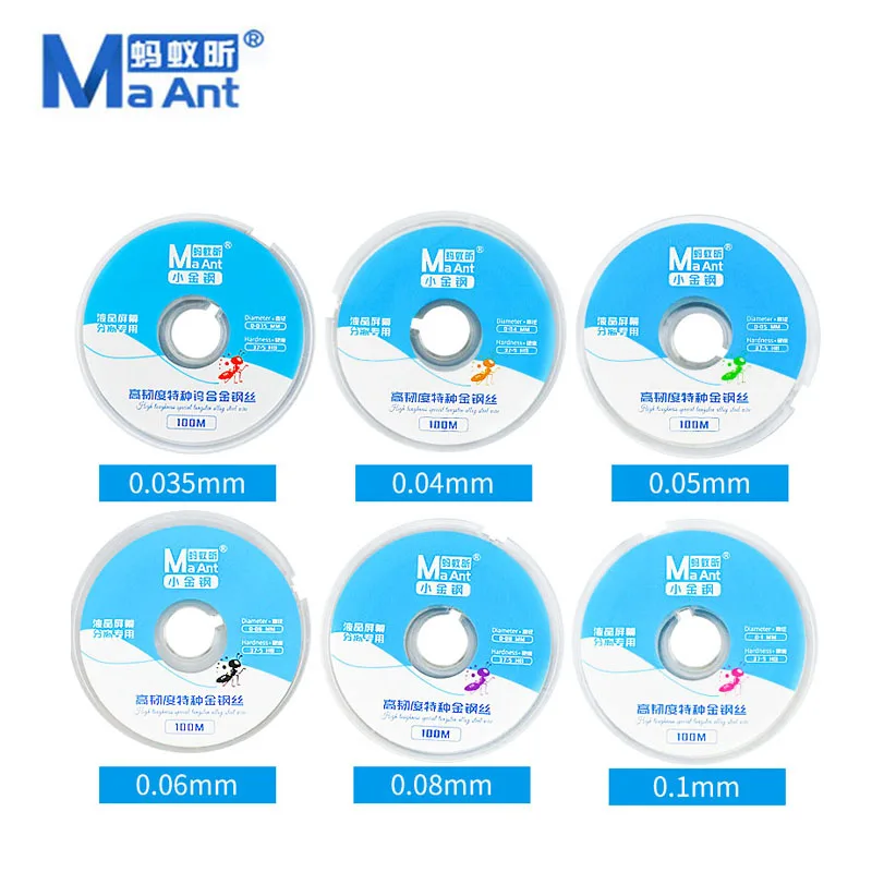 המוצר המומלץ: חוט פליז עמיד ללחץ 0.035 ממ לחתיכת מסך LCD